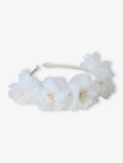 Serre-tête Avec Fleurs Blanches Appliquées Blanc - Vertbaudet 9 Serre-tête Avec Fleurs Blanches Appliquées Blanc - Vertbaudet -Magasin De Vêtements Pour Bé Soldes serre tete avec fleurs blanches appliquees 3
