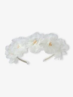 Serre-tête Avec Fleurs Blanches Appliquées Blanc - Vertbaudet 10 Serre-tête Avec Fleurs Blanches Appliquées Blanc - Vertbaudet -Magasin De Vêtements Pour Bé Soldes serre tete avec fleurs blanches appliquees 4