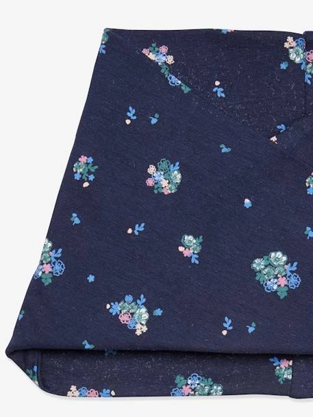 Snood Fille Croisé Imprimé Marine Imprimé - Vertbaudet 2 Snood Fille Croisé Imprimé Marine Imprimé - Vertbaudet – Image 2