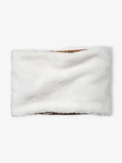 Snood Fille En Fausse Fourrure Caramel Imprimé - Vertbaudet -Magasin De Vêtements Pour Bé Soldes snood fille en fausse fourrure 5