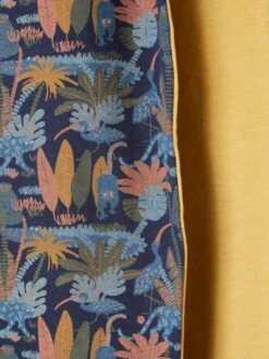 Snood Réversible Garçon Imprimé Jungle/uni Curcuma - Vertbaudet -Magasin De Vêtements Pour Bé Soldes snood reversible garcon imprime jungleuni 2