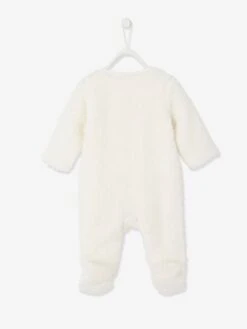 Surpyjama "animal" Bébé Naissance En Peluche Ivoire - Vertbaudet -Magasin De Vêtements Pour Bé Soldes surpyjama animal bebe naissance en peluche 4