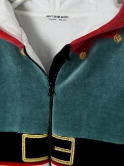 Surpyjama En Velours Lutin Mixte Bébé Rouge Brique - Vertbaudet -Magasin De Vêtements Pour Bé Soldes surpyjama en velours lutin mixte bebe 2