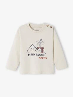 T-shirt Bébé Gris Perle - Vertbaudet