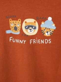 T-shirt Bébé 3 Animaux Bleu Foncé - Vertbaudet -Magasin De Vêtements Pour Bé Soldes t shirt bebe 3 animaux 5