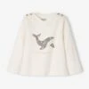 T-shirt Bébé Baleine Ivoire - Vertbaudet