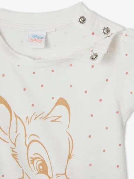 T-shirt Bébé Fille Disney® Bambi Blanc Imprimé - Disney 2 T-shirt Bébé Fille Disney® Bambi Blanc Imprimé - Disney – Image 2