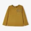 T-shirt Bébé Fille Manches Longues BASICS Olive - Vertbaudet