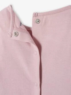 T-shirt Bébé Fleurs En Relief Lilas - Vertbaudet -Magasin De Vêtements Pour Bé Soldes t shirt bebe fleurs en relief 2