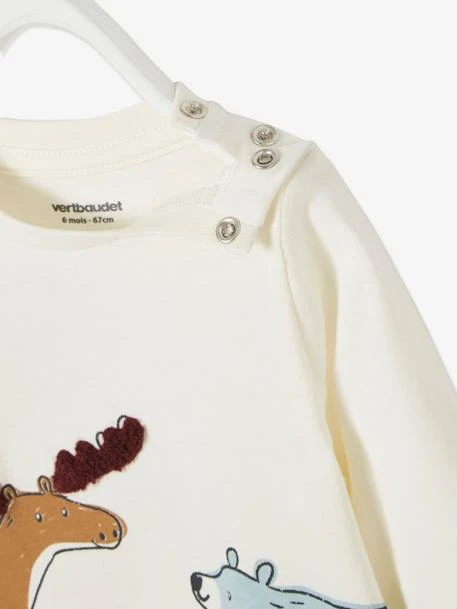 T-shirt Bébé Garçon Animaux Sauvages Beige - Vertbaudet 2 T-shirt Bébé Garçon Animaux Sauvages Beige - Vertbaudet – Image 2