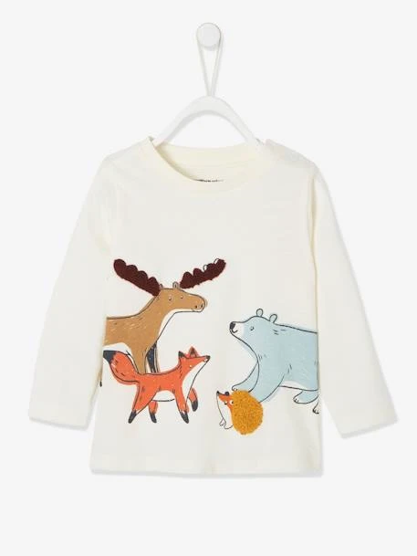 T-shirt Bébé Garçon Animaux Sauvages Beige - Vertbaudet 1 T-shirt Bébé Garçon Animaux Sauvages Beige - Vertbaudet