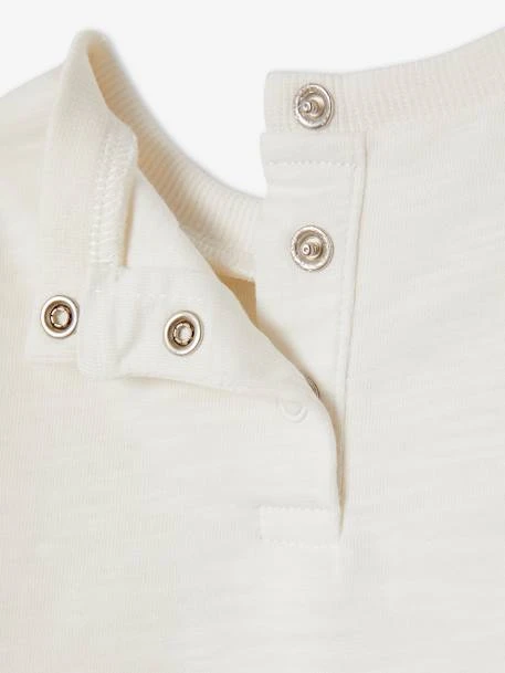 T-shirt Body "alligator" Bébé Manches Courtes Ivoire - Vertbaudet 3 T-shirt Body "alligator" Bébé Manches Courtes Ivoire - Vertbaudet – Image 3