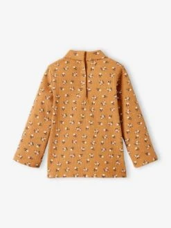 T-shirt Côtelé Bébé Col Roulé écru - Vertbaudet -Magasin De Vêtements Pour Bé Soldes t shirt cotele bebe col roule 3