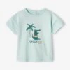 T-shirt "croco" Bébé Manches Courtes Menthe - Vertbaudet