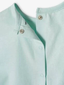 T-shirt "croco" Bébé Manches Courtes Menthe - Vertbaudet -Magasin De Vêtements Pour Bé Soldes t shirt croco bebe manches courtes 2