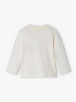 T-shirt De Fête Bébé Christmas Time écru - Vertbaudet -Magasin De Vêtements Pour Bé Soldes t shirt de fete bebe christmas time 2