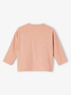 T-shirt En Coton Flammé Bébé Poche Imprimée Beige - Vertbaudet -Magasin De Vêtements Pour Bé Soldes t shirt en coton flamme bebe poche imprimee 2