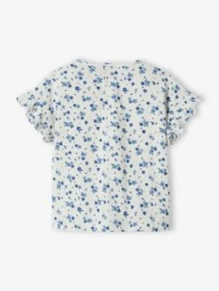 T-shirt Fleuri Bébé En Pointelle écru - Vertbaudet 7 T-shirt Fleuri Bébé En Pointelle écru - Vertbaudet -Magasin De Vêtements Pour Bé Soldes t shirt fleuri bebe en pointelle 6