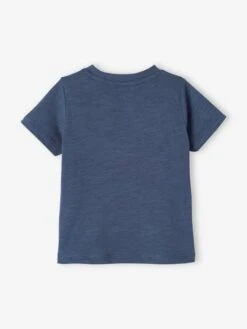 T-shirt Imprimé Bébé Garçon Bleu Jean - Vertbaudet -Magasin De Vêtements Pour Bé Soldes t shirt imprime bebe garcon 4