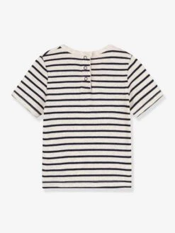 T-shirt Manches Courtes En Coton Bio PETIT BATEAU Beige - Petit Bateau -Magasin De Vêtements Pour Bé Soldes t shirt manches courtes en coton bio petit bateau 2