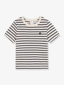 T-shirt Manches Courtes En Coton Bio PETIT BATEAU Beige - Petit Bateau