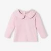 T-shirt Manches Longues Bébé Col Claudine Parme - Vertbaudet