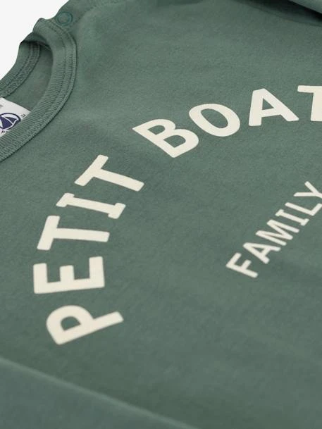 T-shirt Manches Longues Bébé En Coton Bio PETIT BATEAU Vert - Petit Bateau 2 T-shirt Manches Longues Bébé En Coton Bio PETIT BATEAU Vert - Petit Bateau – Image 2