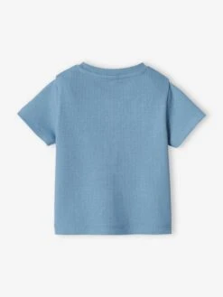 T-shirt Tunisien Bébé Nid D’abeille Bébé Bleu Ciel - Vertbaudet -Magasin De Vêtements Pour Bé Soldes t shirt tunisien bebe nid dabeille bebe 3