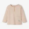 T-shirt Tunisien En Nid D’abeille Bébé Manches Longues Beige - Vertbaudet