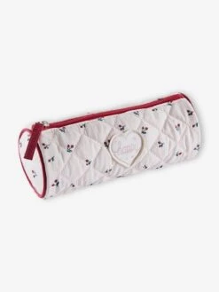 Trousse Matelassée Motifs Cerises Fille Rose Imprimé - Vertbaudet