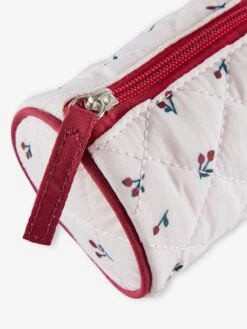 Trousse Matelassée Motifs Cerises Fille Rose Imprimé - Vertbaudet -Magasin De Vêtements Pour Bé Soldes trousse matelassee motifs cerises fille 3